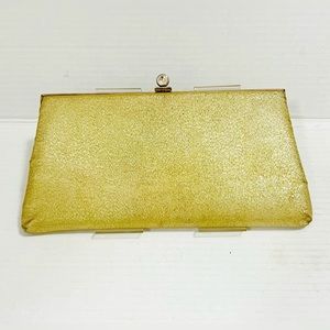 Ila of California Vintage 50's/60's Gold Clutch